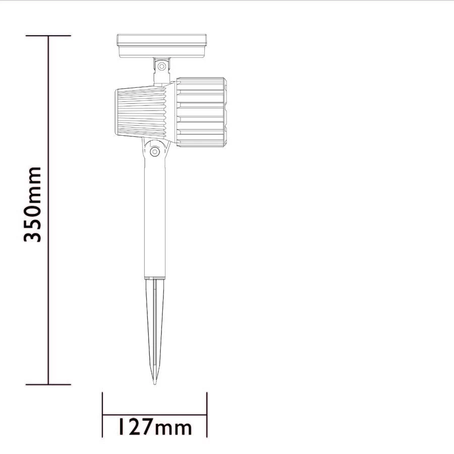 Luxform Salamanca Solar Spot LED 20 Lumen - Afbeelding 4