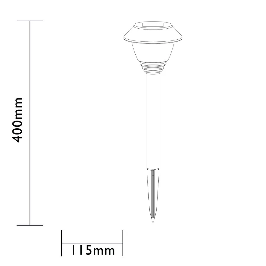Luxform Kodiak Solar Lantaarn LED Filament LED - Afbeelding 5