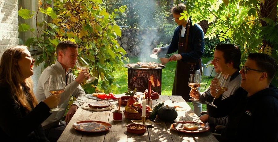 Bonfeu Bonves 34 Roest Vuurkorf Met Grillrooster - Afbeelding 2