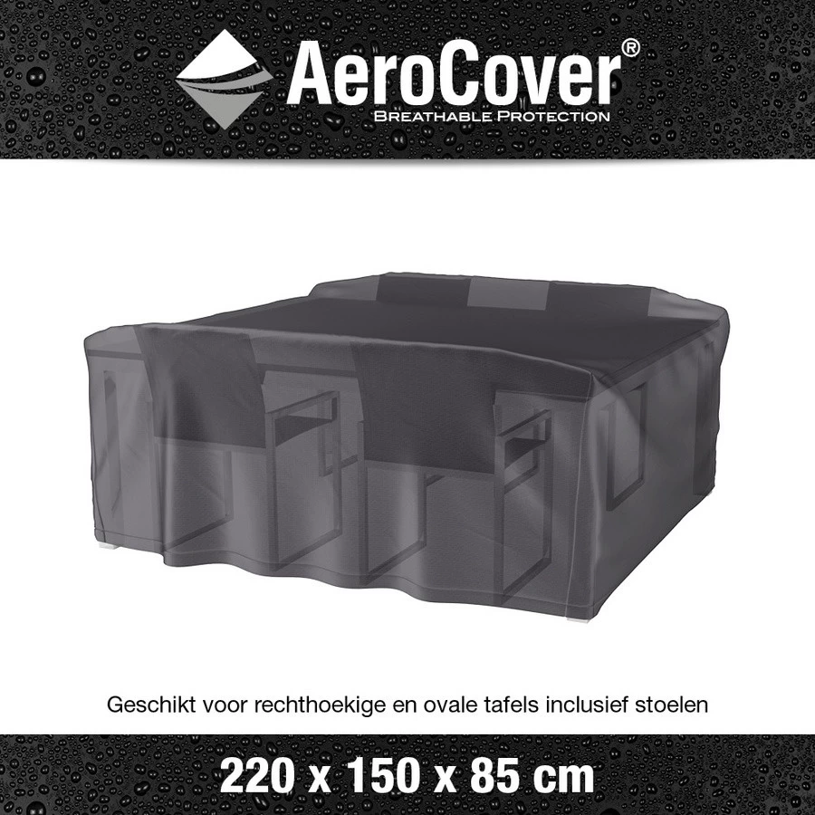 Platinum Aerocover Afdekhoes Voor Tuinset 220x150x85cm - Ademende Stof - Afbeelding 2