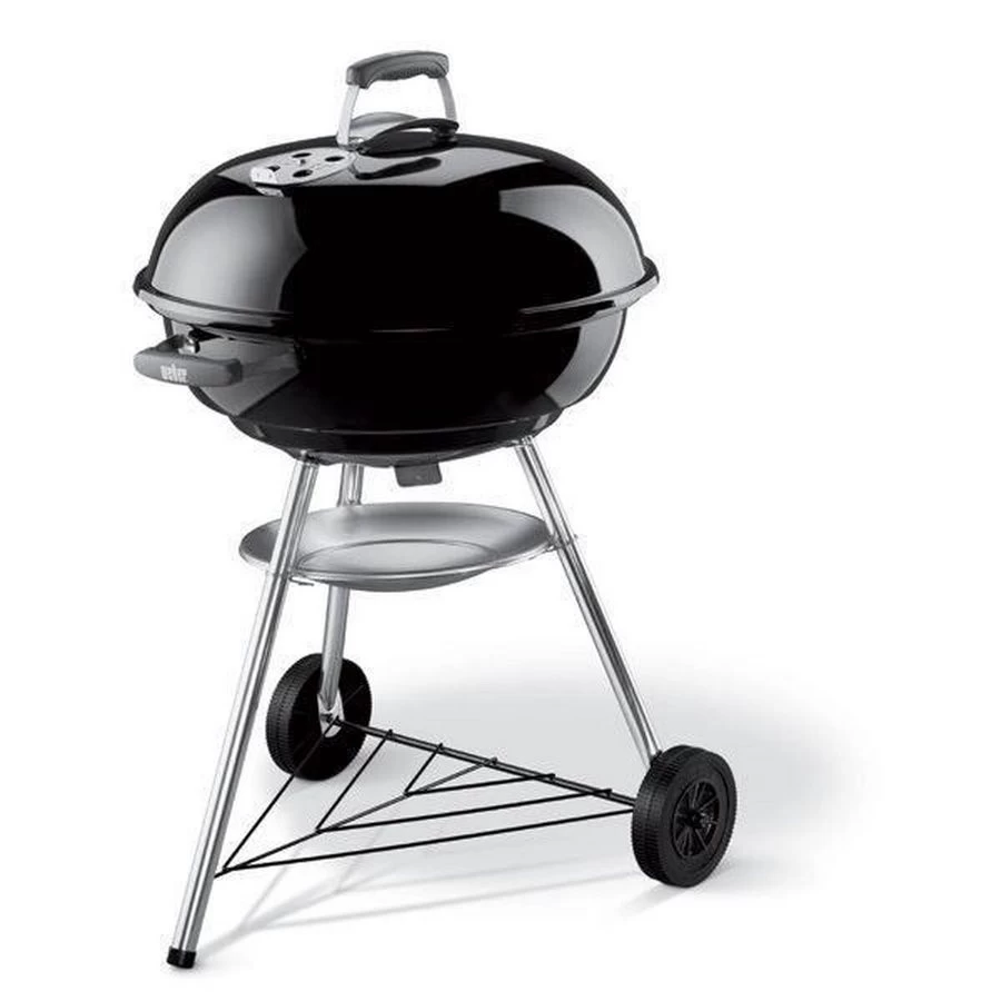 Weber Compact Kettle 57cm Houtskoolbbq Zwart - Afbeelding 3