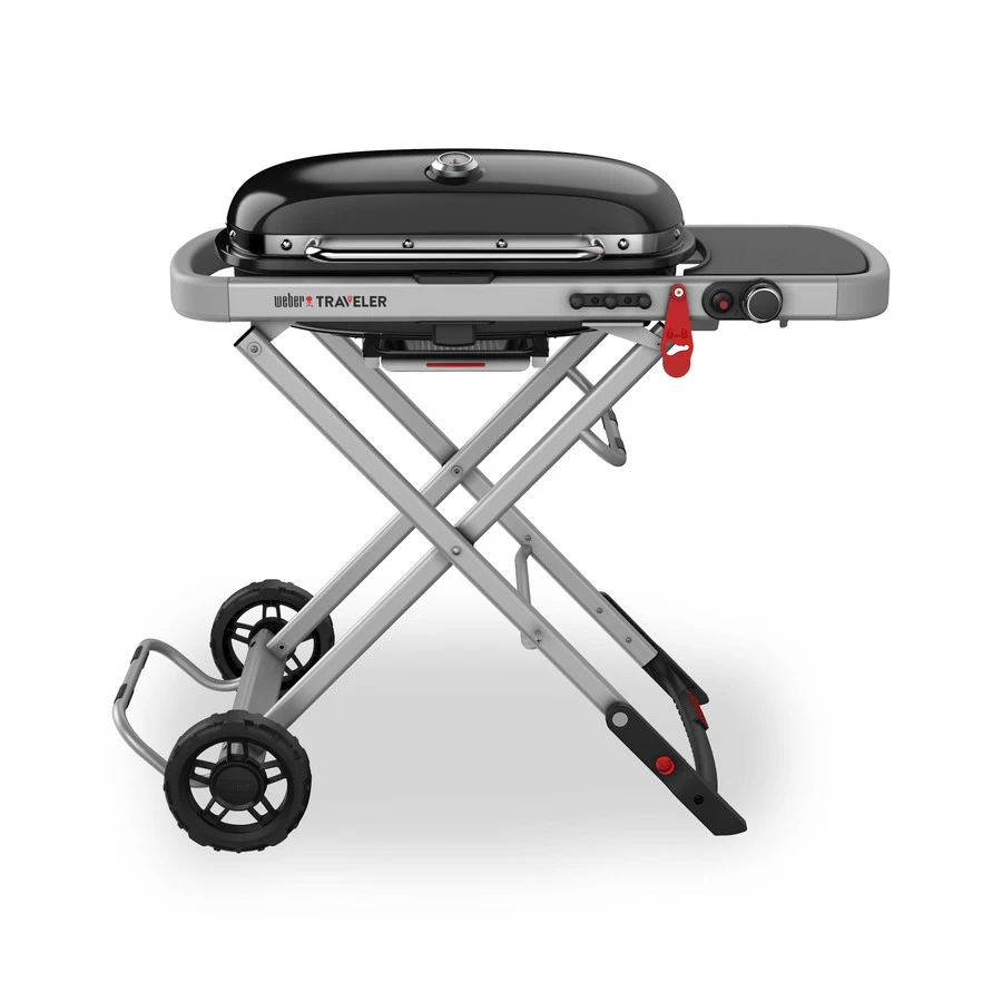 Weber Traveler Gasbarbecue Met Opvouwbaar Onderstel