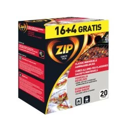 Zip Aanmaakblokjes Classic - 16+4 Stuks Individueel Verpakt