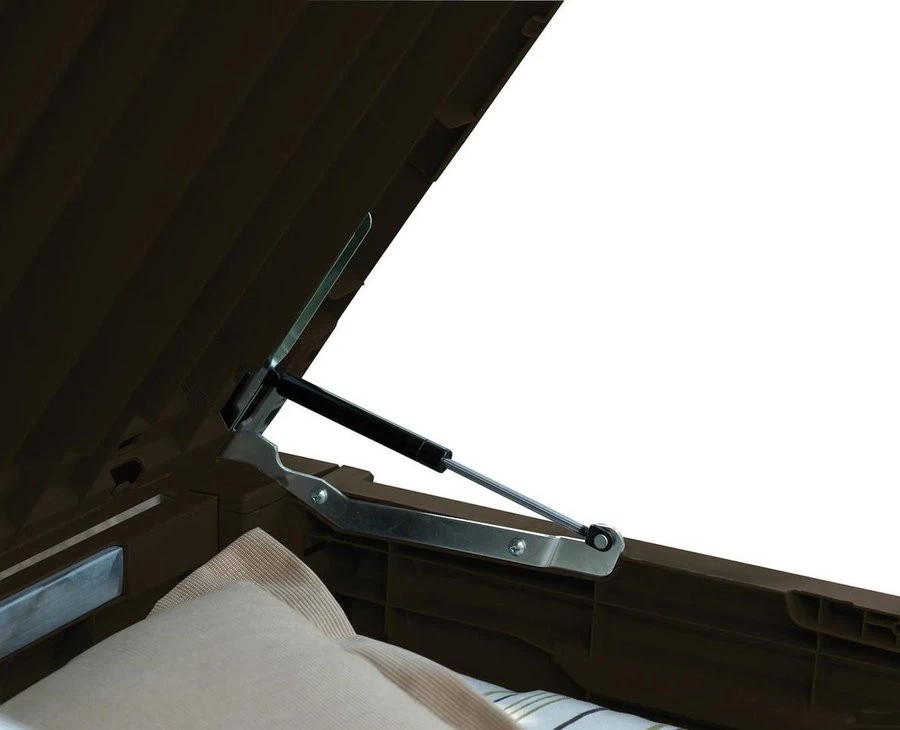 Keter Brushwood Opbergbox 455 Liter Antraciet - Afbeelding 3