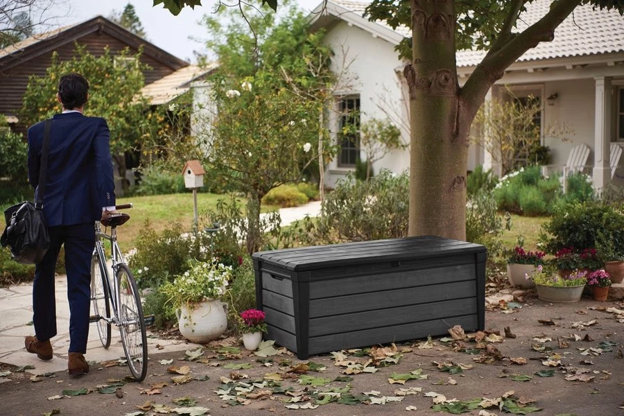 Keter Brushwood Opbergbox 455 Liter Antraciet - Afbeelding 5