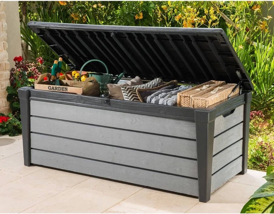 Keter Brushwood Opbergbox 455 Liter Antraciet - Afbeelding 7
