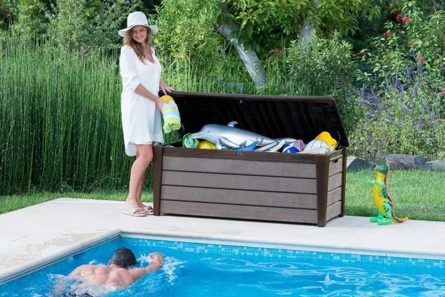 Keter Brushwood Opbergbox 455 Liter Antraciet - Afbeelding 8