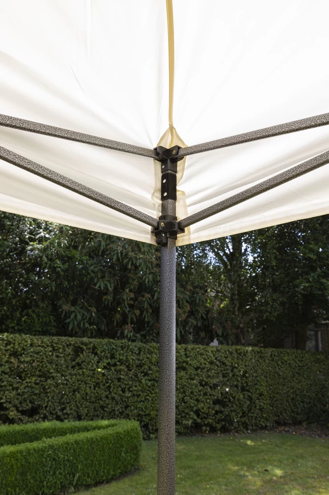 Partytent 3x3m New Beige Opvouwbaar 420D Oxford Coated PVC - Afbeelding 3