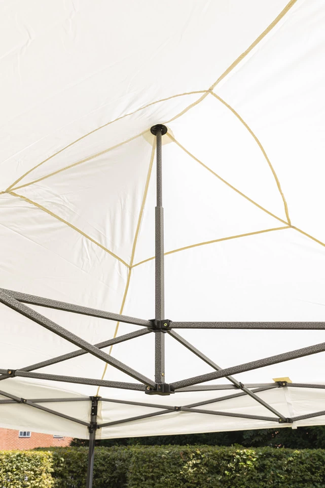 Partytent 3x3m New Beige Opvouwbaar 420D Oxford Coated PVC - Afbeelding 4