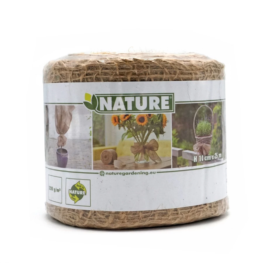 NATURE Jute Band Naturel 10 Cm X 25 M - Afbeelding 6