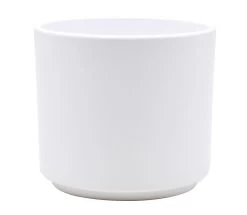 Bloempot Aardewerk Mat Wit Gulia D 12.5 X H 11 Cm