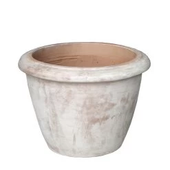 Bloempot Mterra Rond Diam. 32 Cm X Hoogte 25 Cm