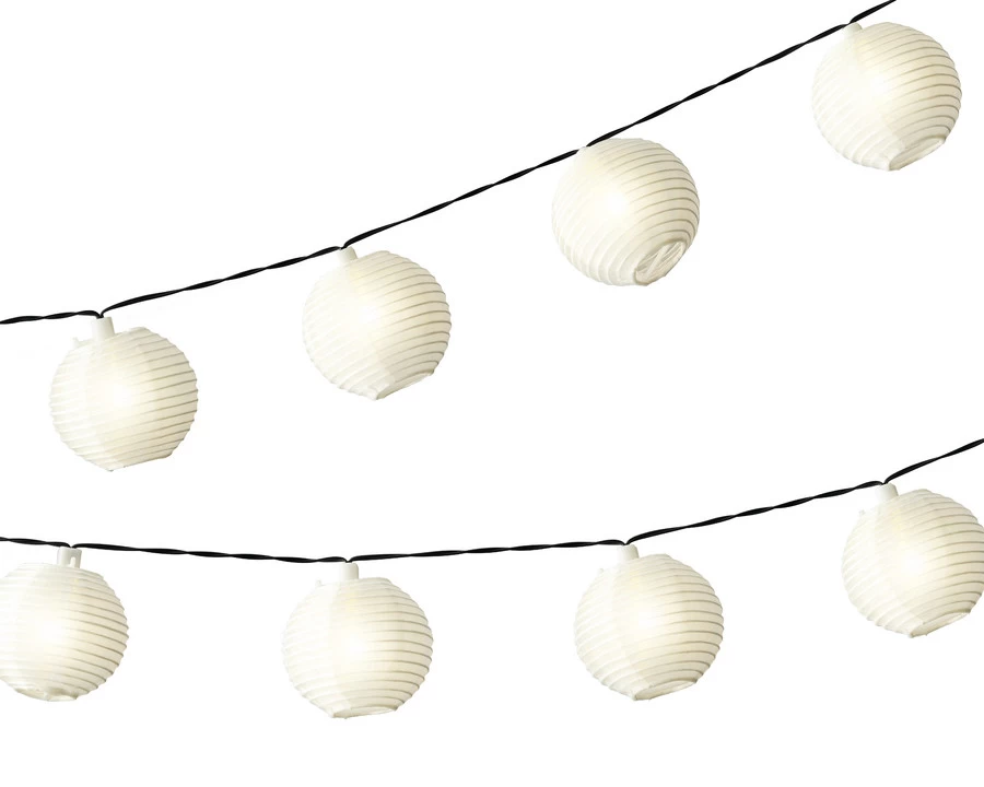 Lumineo LED Solar Strengverlichting 450 Cm Warm Wit - 10 Lights - Afbeelding 3