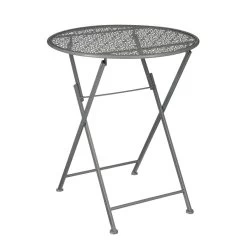 Mica Bistrotafel Thalia Donkergrijs 60x70 Cm