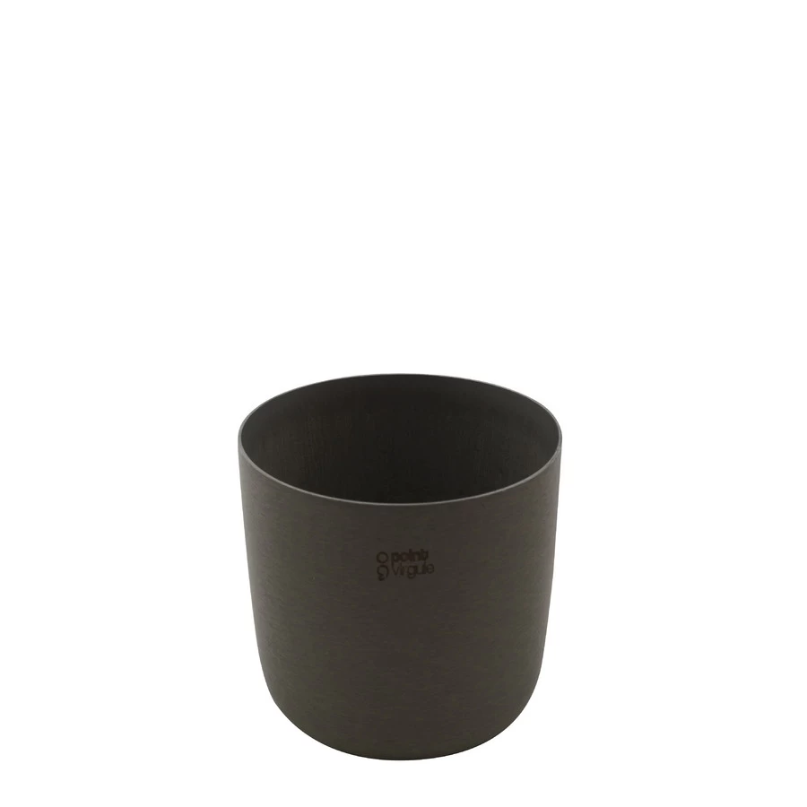 Point-Virgule Bloempot Zwart 15.5x13.6 Cm - Gerecycleerd