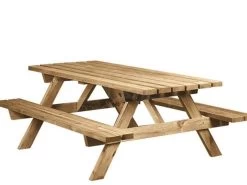 Picknicktafel Gdansk FSC Grenenhout Tafelblad 180x80x4cm